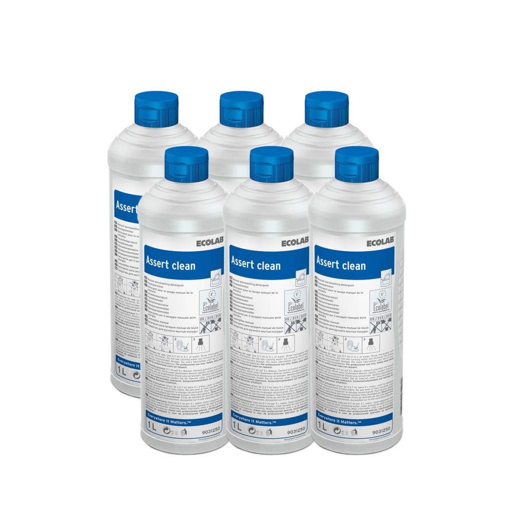 Assert Clean 6x1L - Handdiskmedel
